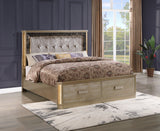Gold Wood Bedroom Set - Medusa Inspired Stylish Design for Modern Homes