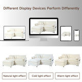 Loveseat Couch & Armchair Set, Modern Upholstered Chenille Cloud Furniture with 3 Pillows for Living