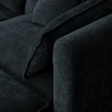 U-Shaped Sectional Cloud Sofa for Living Room, 144" Comfy Modular Couch with Movable Ottoman, Modern