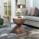 Hourglass-shaped  End Table Side Table Sofa Table US Warehouse
