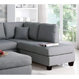 modern style3-piece living room furniture set for 6-8 people,with five pillows and three throw pillows