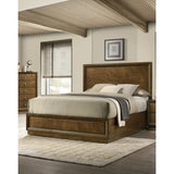 style queen size bed, 2 bedside tables, 3-piece bedroom furniture set