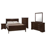 5-Piece Queen Bed Set with Dresser, & Mirror
