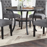 1 Classic Dining Table & 4x Side Chairs,Round Table, Chair