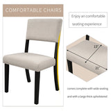 1 Classic Dining Table & 4x Side Chairs,Round Table, Chair
