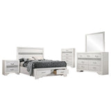 White 5-piece Full Bedroom Set