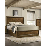 style queen size bed, 2 bedside tables, 3-piece bedroom furniture set
