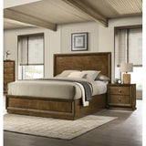 style queen size bed, 2 bedside tables, 3-piece bedroom furniture set