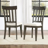 Dining Table Set, 72"-90"-108" Dining Table w/ 2-18" Leaves, 8 Upholstered Side Dining Chairs