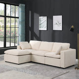 Modular Sectional Sofa Convertible U Shaped Sofa Couch Modular Sectionals with Ottomans