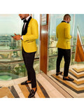 Mens 3 Piece Floral Tuxedo, Jacquard Slim Suit Set, Paisley Blazer Vest and Pants