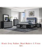 Natural White King Bedroom Set  Furniture Bedroom Décor