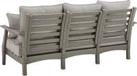 Visola Outdoor HDPE Patio Sofa with Cushion