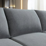 Living Room Sofa Seat Reversible, Oversized Sleeper Sectional Sofa Set