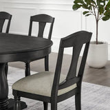 table+6 chairs, a 94.06 inch expandable wooden dining table, and six cushioned dining chairs