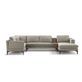 Upholstered Sectional Couch Sofa Set with 1 Two-seat Sofas 1 Two-seat Armless Sofa 1 Chaise