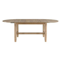 Elegant Luxury 5-Piece Dining Set with Natural Finish Oval Table and 4 Beige Upholstered Side Chairs