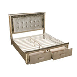 Gold Wood Bedroom Set - Medusa Inspired Stylish Design for Modern Homes