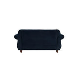blue sky goose down sofa with pillow, living room furniture, 2-seater