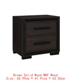 King Bedroom Set – Grey & Black Design