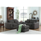 Sectional Sofa with 2 Ottomans - Stylish and Comfortable Living Room Furniture Set
