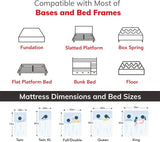 14 inch Firm Queen Mattress, Memory Foam Mattress with Cooling Cover