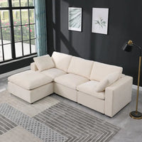 Modular Sectional Sofa Convertible U Shaped Sofa Couch Modular Sectionals with Ottomans