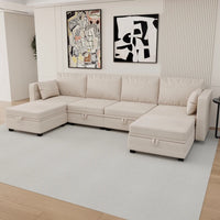 Modular Sectional Sofa U Shaped Modular Couch with Reversible Chaise Modular Sofa Sectional Couch