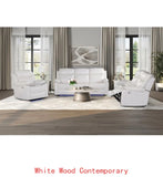 Reclining Sofa Set with LED Lights – Sofa, Loveseat & Recliner