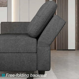 Sectional Sofa Couch with Double Chaises Modular Sectional Sofa Set with Ottomans Fabric