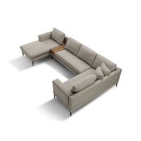 Upholstered Sectional Couch Sofa Set with 1 Two-seat Sofas 1 Two-seat Armless Sofa 1 Chaise