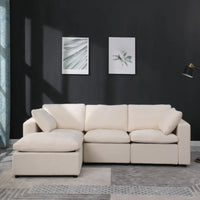 Modular Sectional Sofa Convertible U Shaped Sofa Couch Modular Sectionals with Ottomans