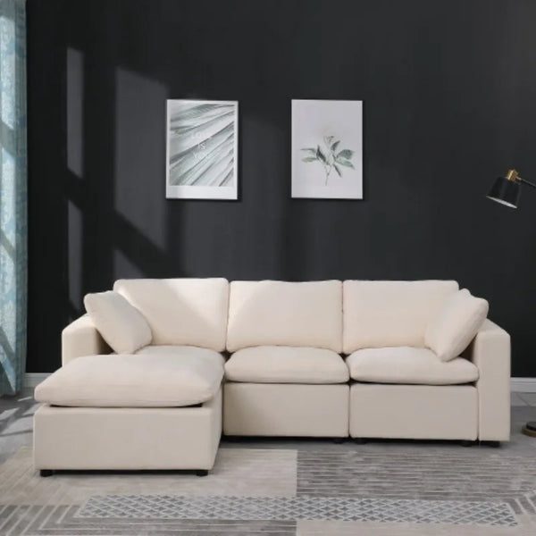 Modular Sectional Sofa Convertible U Shaped Sofa Couch Modular Sectionals with Ottomans