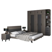 Bedroom Set European Elegant Frame Wood Bedroom Set Home Furniture