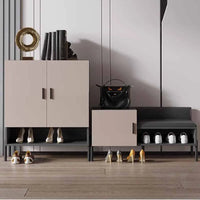 Design Shoe Cabinets Simple Modern Waterproof Large Size Shoe Rack Hallway Narrow Meuble A Chaussure Hall Furniture