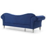 sofa, modern style button down plush sofa, three seater sofa with armchair