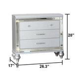 Modern 4-Piece King Bedroom Set with Fireplace Headboard and TV Stand Footboard