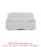 Reclining Sofa Set with LED Lights – Sofa, Loveseat & Recliner