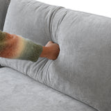 Modular Sectional Sofa for Living Room 160" Cloud Couch Down Filled U Shaped Couch with Ottoman Modern