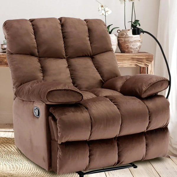 Oversized Recliner Chair, Big Mans Recliner Chairs for Adults 400LBS, Wide Recliners