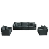 living room sofa, versatile design, soft and wear-resistant, creating a warm living room