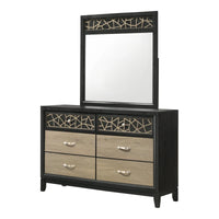 Modern Queen 4PC Bedroom  (Bed Included,Dresser Included,Mirror Included,Nightstand )