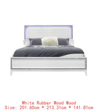 5PC King Bedroom Set - White Modern Design