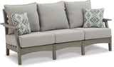 Visola Outdoor HDPE Patio Sofa with Cushion