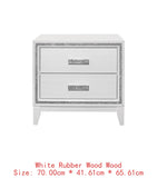 5PC King Bedroom Set - White Modern Design