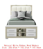Natural White King Bedroom Set  Furniture Bedroom Décor