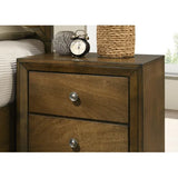style queen size bed, 2 bedside tables, 3-piece bedroom furniture set