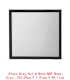 King Bedroom Set – Grey & Black Design