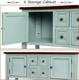 Console Sofa Table Sideboard with Storage Drawers Cabinets and Bottom Shelf for Living Room, Kitchen