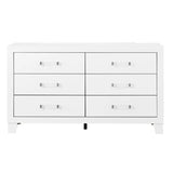 5PC White King Bedroom Set